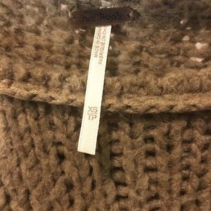 Beige Free People sweater